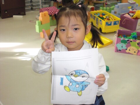 上手に塗れました！