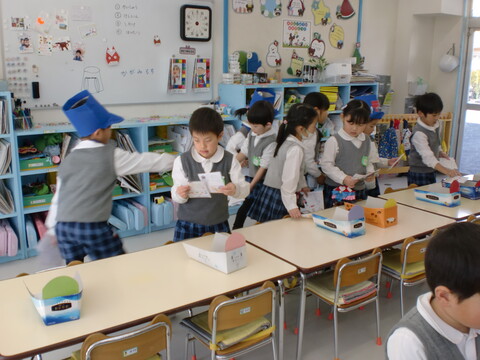 クラスごとに仕分け。