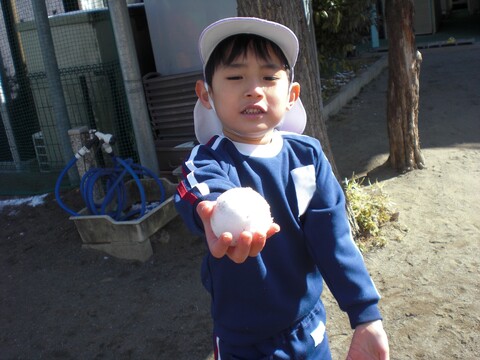 先生見て！きれいな丸でしょう？